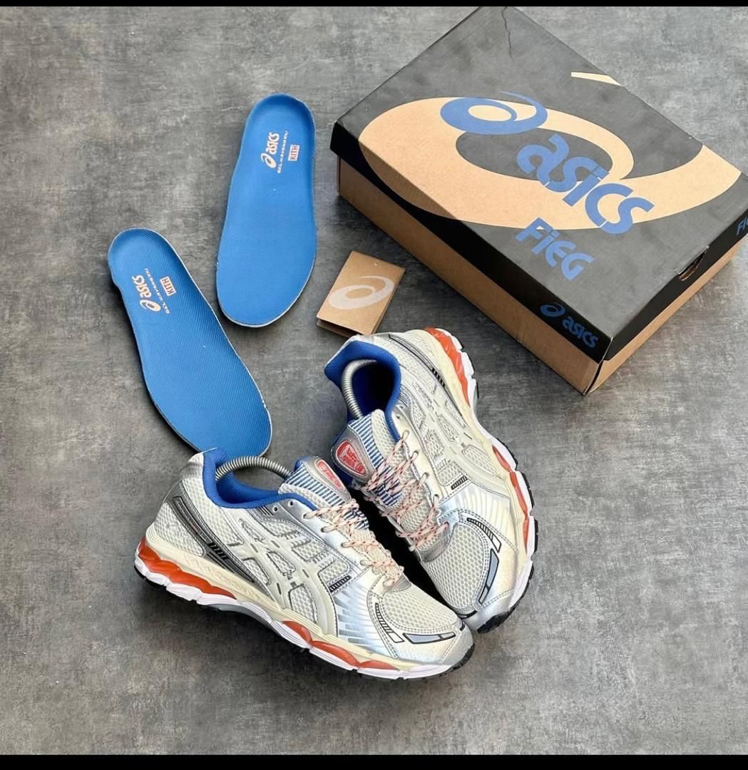 ASICS Sneakers (White & Orange)