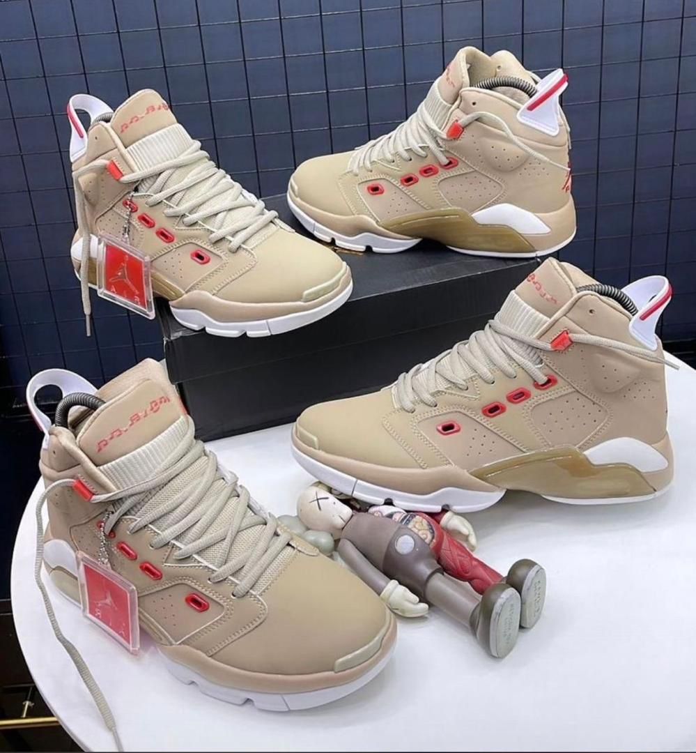 Jordan 6 Retro (Cream & R & W)