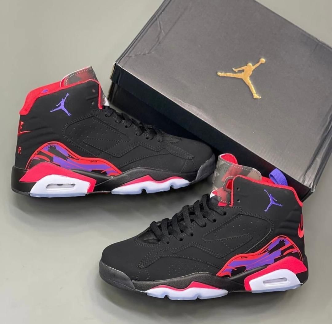 Jordan 6 Retro (B & Purple & R & W)