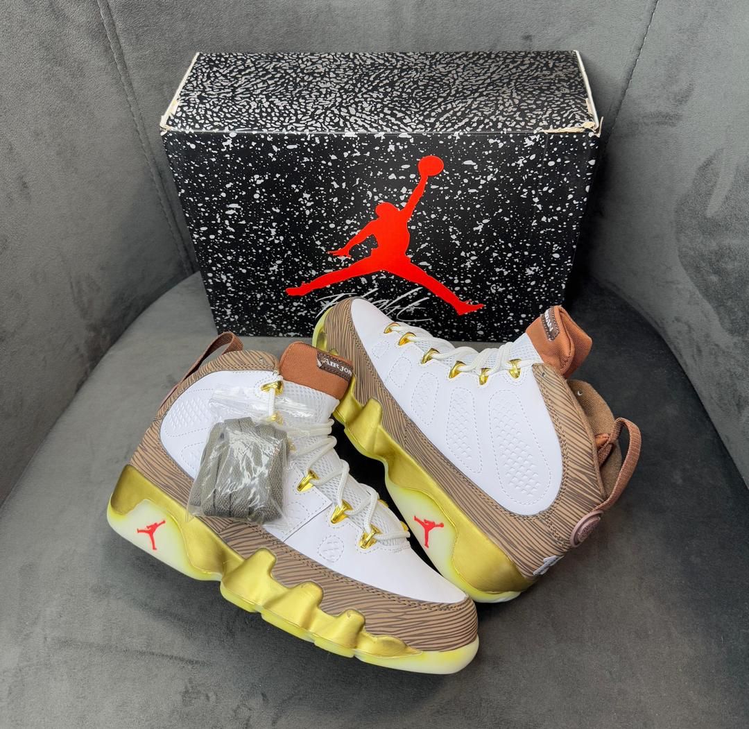 Jordan 9 (Wooden Brown & W & Y)