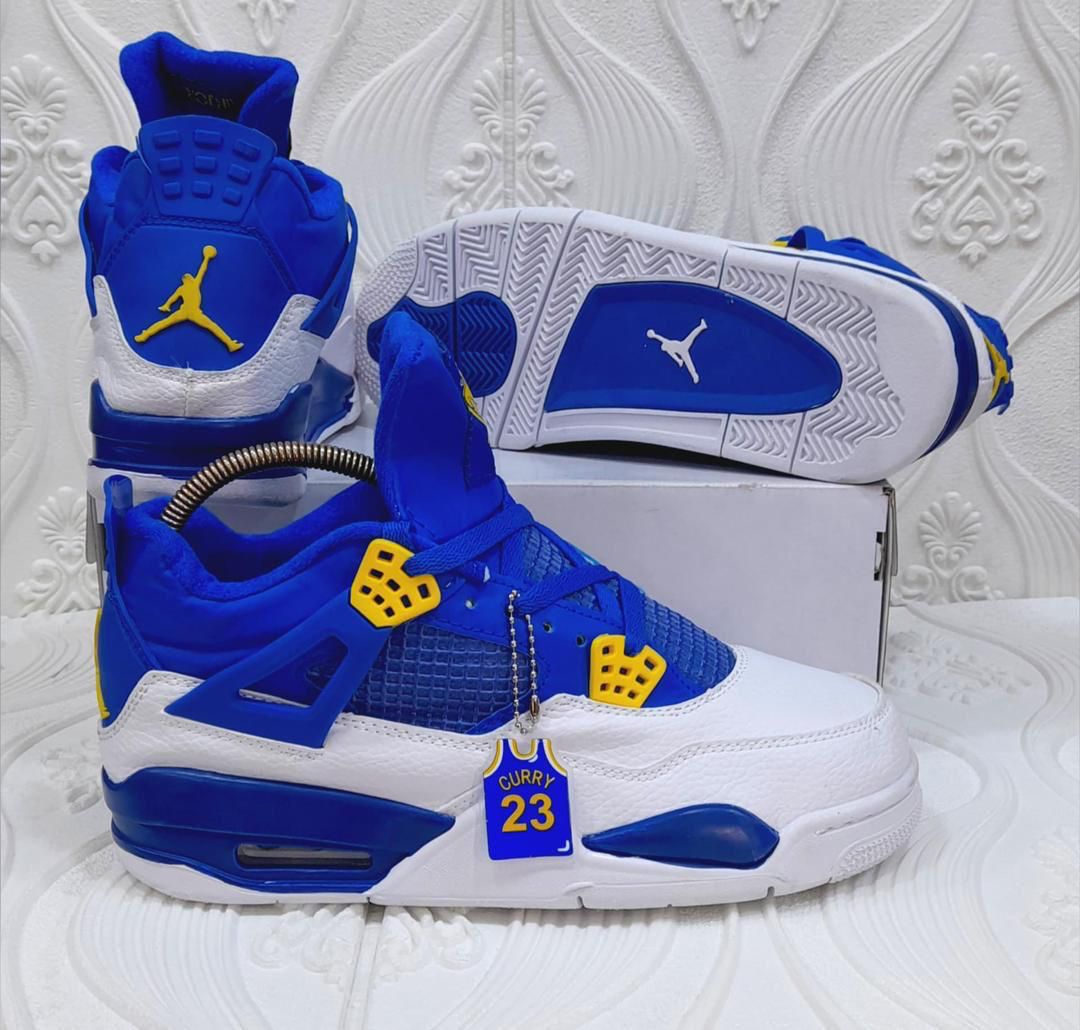 Jordan 4 (Curry Blue)