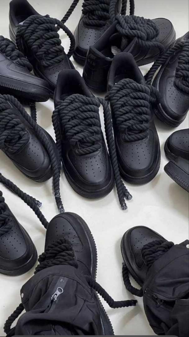 Nike Air Force Big Lace (Black)