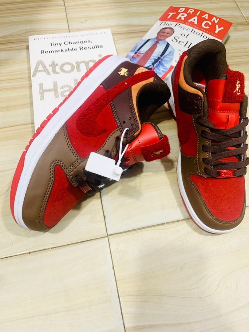 Nike SB Dunks (R & Brown & W)