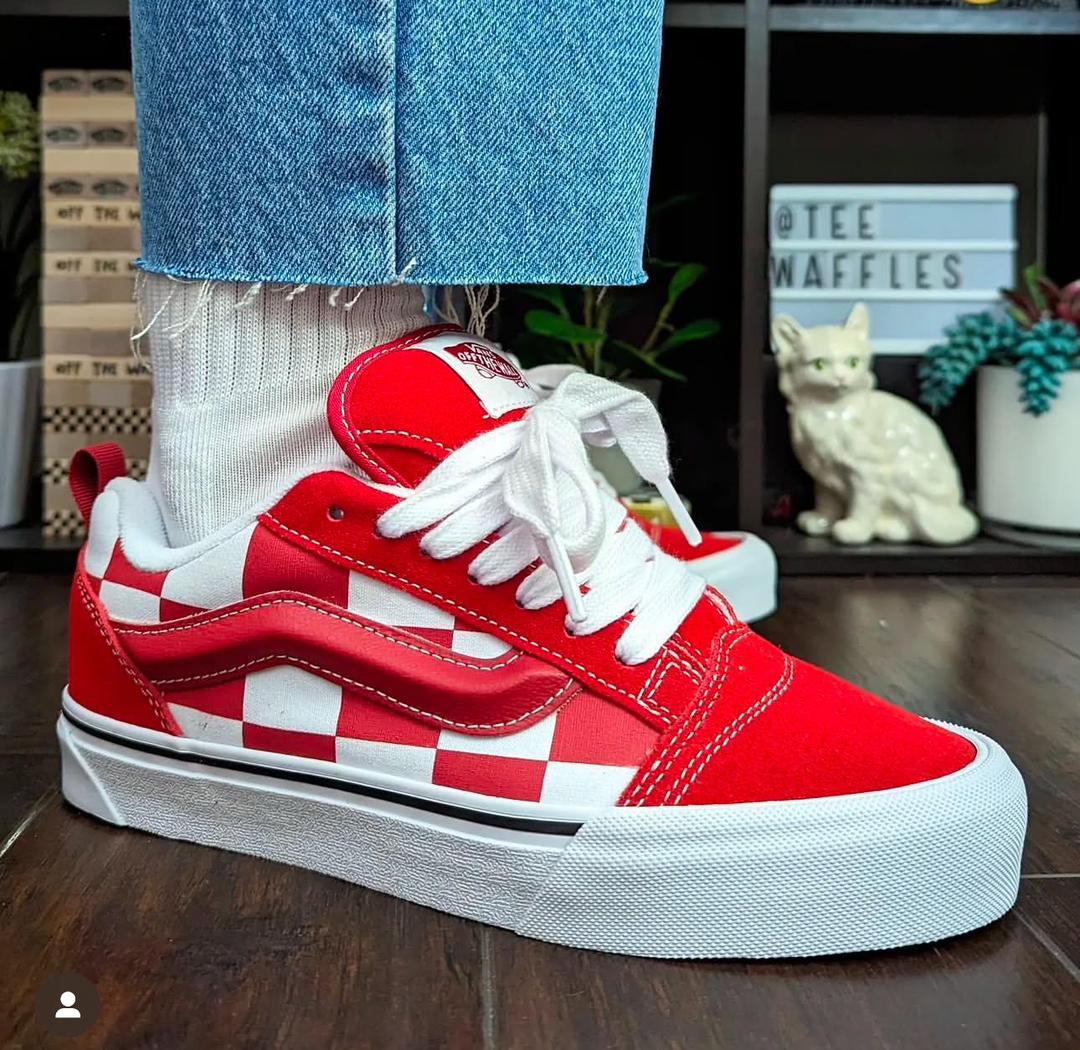 Vans Knu Skool (Red Checkered)